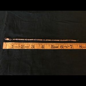 Bracelet  71/2 inch two tone